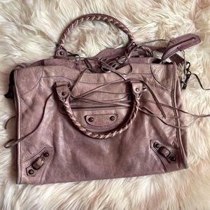 Purple Balenciaga Bag